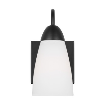 Seville One Light Wall / Bath Sconce in Midnight Black (1|4120201112)