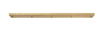 Multi Point Canopy Five Light Ceiling Plate in Modern Gold (224|CP4205LMGLD)