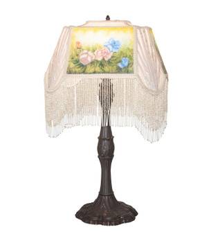 Reverse Painted One Light Table Lamp in Mahogany Bronze (57|271963)
