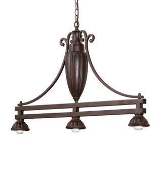 Ilona Three Light Island Pendant Hardware in Mahogany Bronze (57|133263)