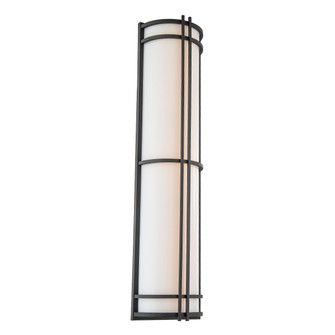 Skyscraper LED Outdoor Wall Sconce in Black (281|WSW6863727BK)