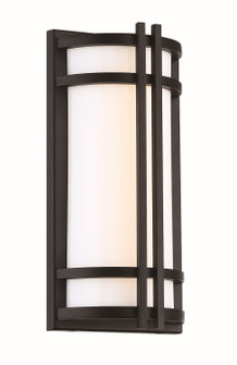 Skyscraper LED Outdoor Wall Sconce in Black (281|WSW6862727BK)