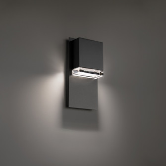 Draped LED Outdoor Wall Sconce in Black (281|WSW6041230BK)
