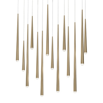 Cascade LED Pendant in Black (281|PD41714LBK)