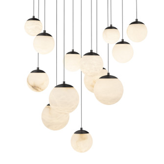Pisces LED Pendant in Black (281|PD34413SBK)