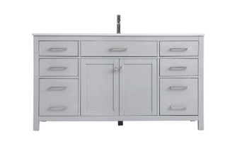 Lewis SIngle Bathroom Vanity in Grey (173|VF23360GR)