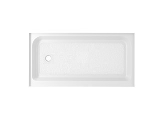 Laredo Single Threshold Shower Tray in Glossy White (173|STY01L6032)