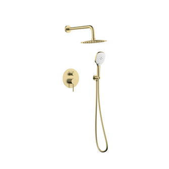 George Complete Shower Faucet System With Rough-In Valve in Brushed Gold (173|FAS9001BGD)