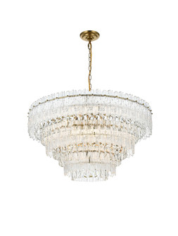 Emilia Ten Light Pendant in Satin Gold (173|1780D31SG)