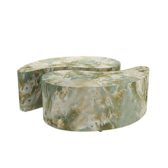 Adelines Coffee Tables, Set of 2 in Jade (314|FCS08)