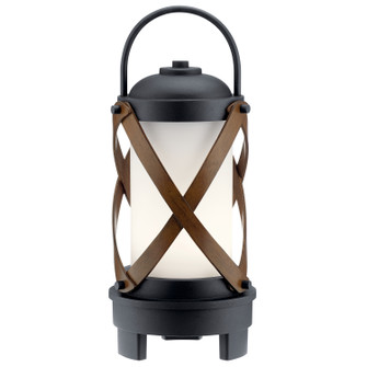 Berryhill LED Lantern in Textured Black (12|49239BKTLED)