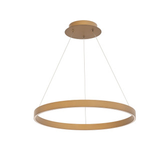 Sirius LED Pendant in Aged Brass (34|PD81124AB)