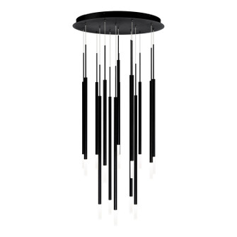 Viggo LED Chandelier in Black (34|PD69415RBK)