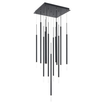 Viggo LED Chandelier in Black (34|PD69413SBK)