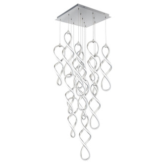 Interlace LED Chandelier in Chrome (34|PD47813SCH)