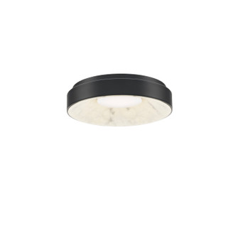 Crackle LED Flush Mount in Black (34|FM97414BK)