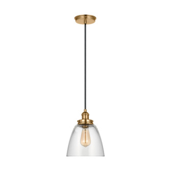 Baskin One Light Pendant in Satin Brass (454|P1349SB) Baskin One Light Pendant in Satin Brass (454|P1349SB)