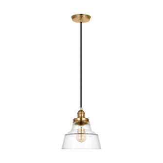 Baskin One Light Pendant in Satin Brass (454|P1348SB) Baskin One Light Pendant in Satin Brass (454|P1348SB)