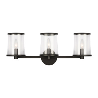 Reynolds Three Light Vanity in Aged Iron (454|LV1083AI)