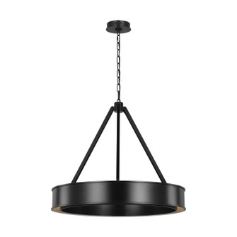 Leonard LED Chandelier in Aged Iron (454|LC1211AIL1)