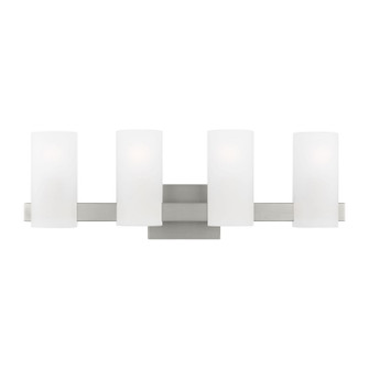 Rhode Four Light Vanity in Brushed Steel (454|DJV1104BS)