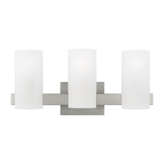 Rhode Three Light Vanity in Brushed Steel (454|DJV1103BS)