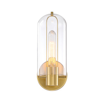 Skylar One Light Wall Sconce in Brushed Gold (43|D332MWSBG)