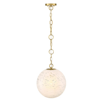 Wine Flower One Light Pendant in Brushed Gold (43|D329M14PBG)