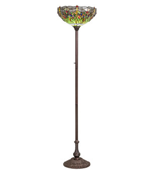 Tiffany Hanginghead Dragonfly One Light Torchiere in Mahogany Bronze (57|272748)