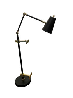 River North LED Task Lamp in Black/Polished Brass (30|RN351BLKPB)