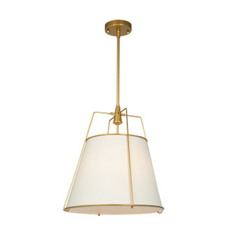 Pullman Three Light Semi-Flush Mount in Brass (78|SC13363BR)