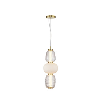 Cyra LED Pendant in Brass (78|AC6702BR)