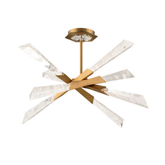 Solitude 28'' Semi-Flush Mount in Aged Brass (529|BFM31428AB)
