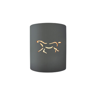 Sun Dagger One Light Outdoor Wall Sconce in Gloss Grey (102|CER9010WGRYHRSE)