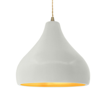 Radiance One Light Pendant in Matte White w/ Champagne Gold (102|CER6565MTGDABRSBEIGTWST)