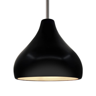 Radiance One Light Pendant in Gloss Black (102|CER6565BLKNCKLRIGID)