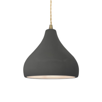 Radiance One Light Pendant in Gloss Grey (102|CER6560GRYABRSBEIGTWST)