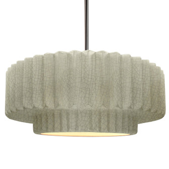 Radiance One Light Pendant in Celadon Green Crackle (102|CER6555CKCNCKLRIGID)