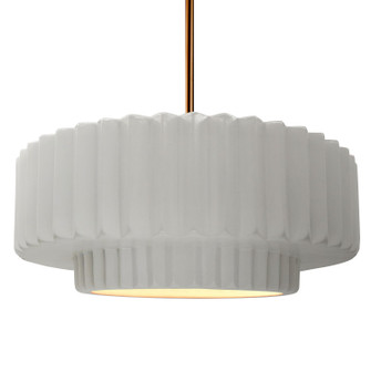 Radiance One Light Pendant in Bisque (102|CER6555BISBRSSRIGID)