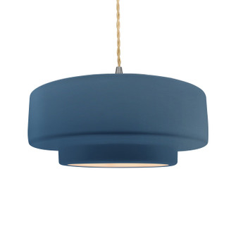 Radiance One Light Pendant in Midnight Sky w/ Matte White (102|CER6545MDMTNCKLBEIGTWST)