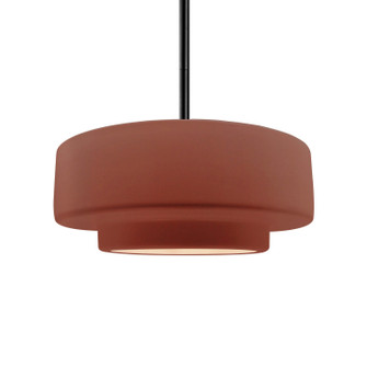 Radiance One Light Pendant in Canyon Clay (102|CER6543CLAYMBLKRIGID)