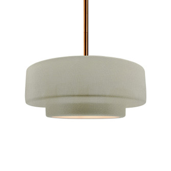 Radiance One Light Pendant in Celadon Green Crackle (102|CER6543CKCBRSSRIGID)