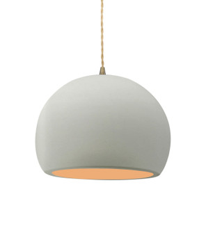 Radiance One Light Pendant in Matte White w/ Champagne Gold (102|CER6533MTGDABRSBEIGTWST)