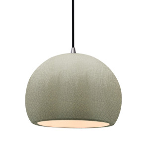 Radiance One Light Pendant in Celadon Green Crackle (102|CER6533CKCNCKLBKCD)