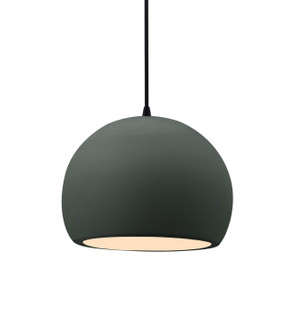 Radiance One Light Pendant in Pewter Green (102|CER6530PWGNMBLKBKCD)