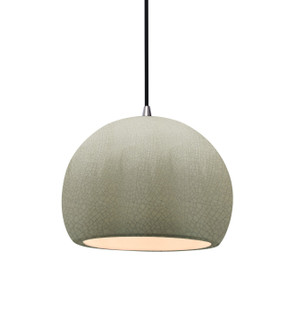 Radiance One Light Pendant in Celadon Green Crackle (102|CER6530CKCNCKLBKCD)