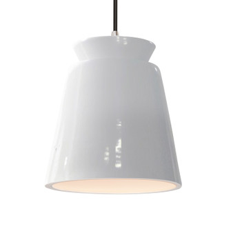 Radiance LED Pendant in Gloss White (102|CER6425WHTNCKLBEIGTWSTLED1700)