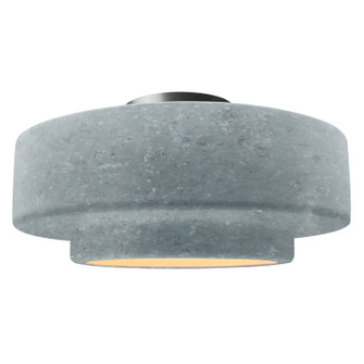 Radiance LED Semi-Flush Mount in Gloss Grey (102|CER6365GRYMBLKLED1700)