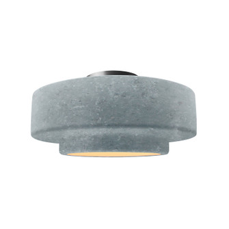 Radiance LED Semi-Flush Mount in Antique Patina (102|CER6363PATAMBLKLED1700)