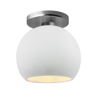Radiance LED Semi-Flush Mount in Muted Yellow (102|CER6353MYLWMBLKLED1700)